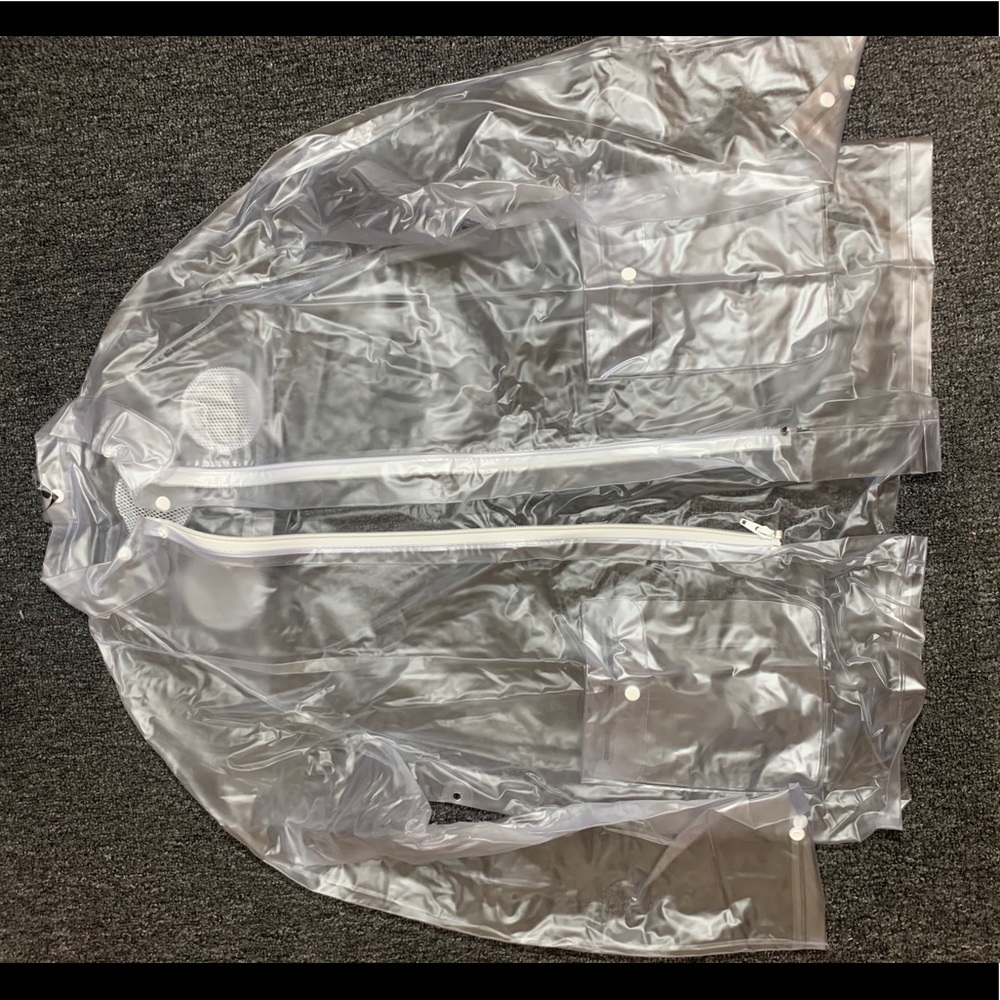 clear rain coat
